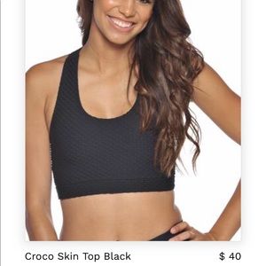 Booty by Brabants croc skin sports bra